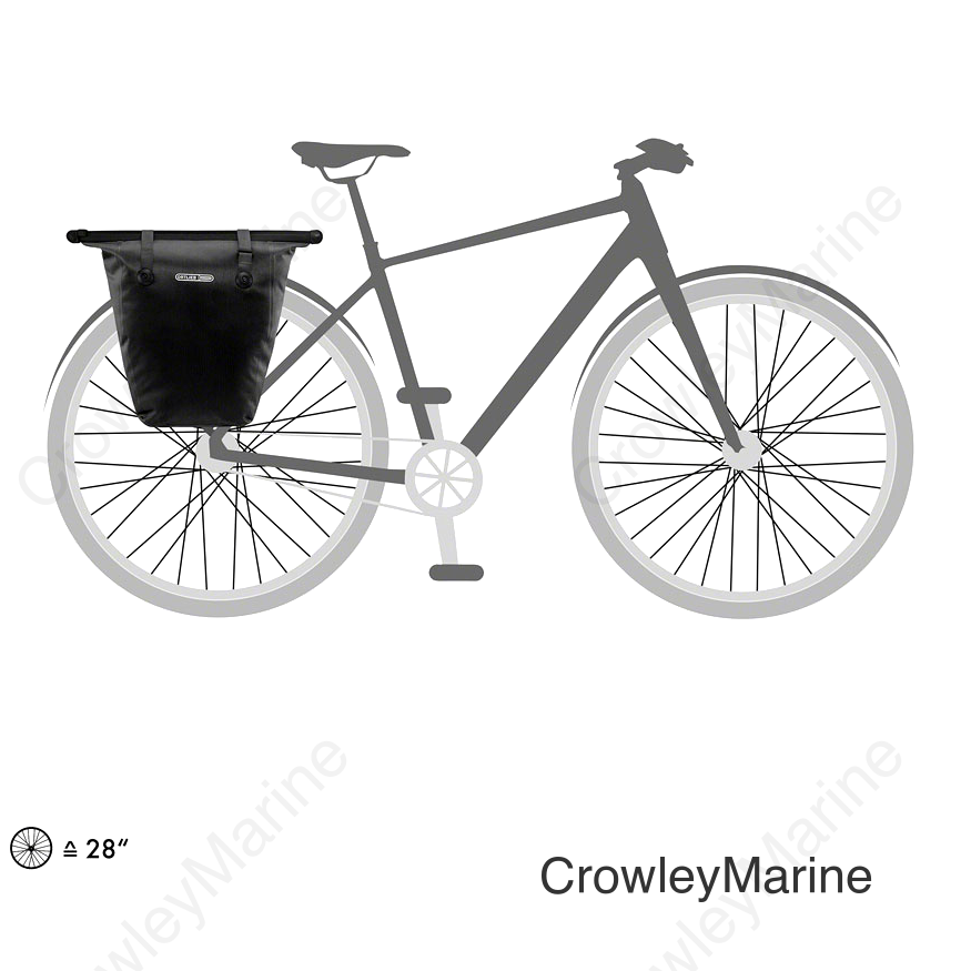 Ortlieb Bike Shopper Pannier - 20L Ebony