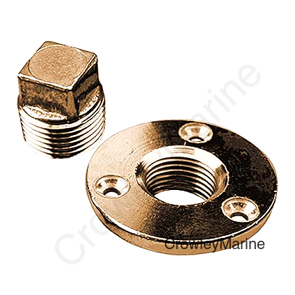 GARBOARD DRAIN & PLUG BRONZE