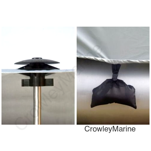 Boat Cover Support w/Vent, 22"- 70" Adj.