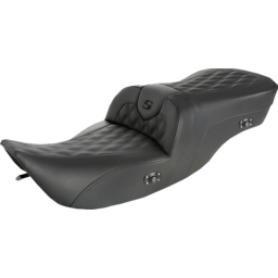 Roadsofa™ Seat - without Backrest - Full Lattice Stitch - Heated - '99-07 FLH thumbnail-2