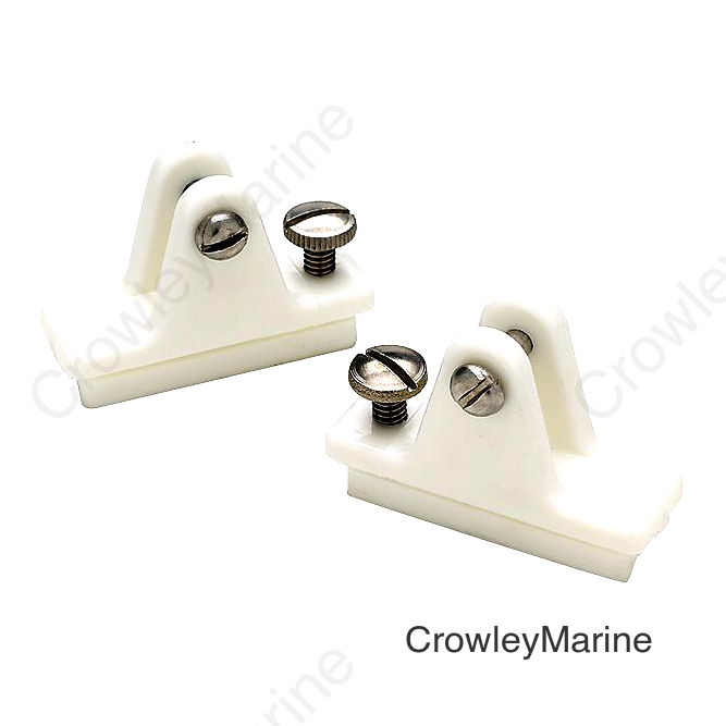 Seachoice Nylon Side Mount Deck Hinges With Stainless Steel Slide Lock (2 Per Pack0