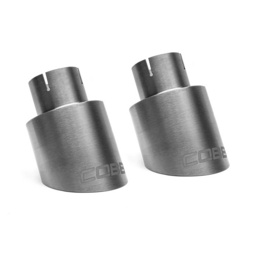Cobb Volkswagen GTI MK7/MK7.5/MK8 Brushed Titanium Tip Kit thumbnail-0