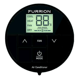 Furrion 2024042659 Chill® Thermostat, Single-Zone, 2 Fan Speed, Black