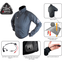 Women's Gen X-4 Heated Jacket Liner - Black - Small thumbnail-1