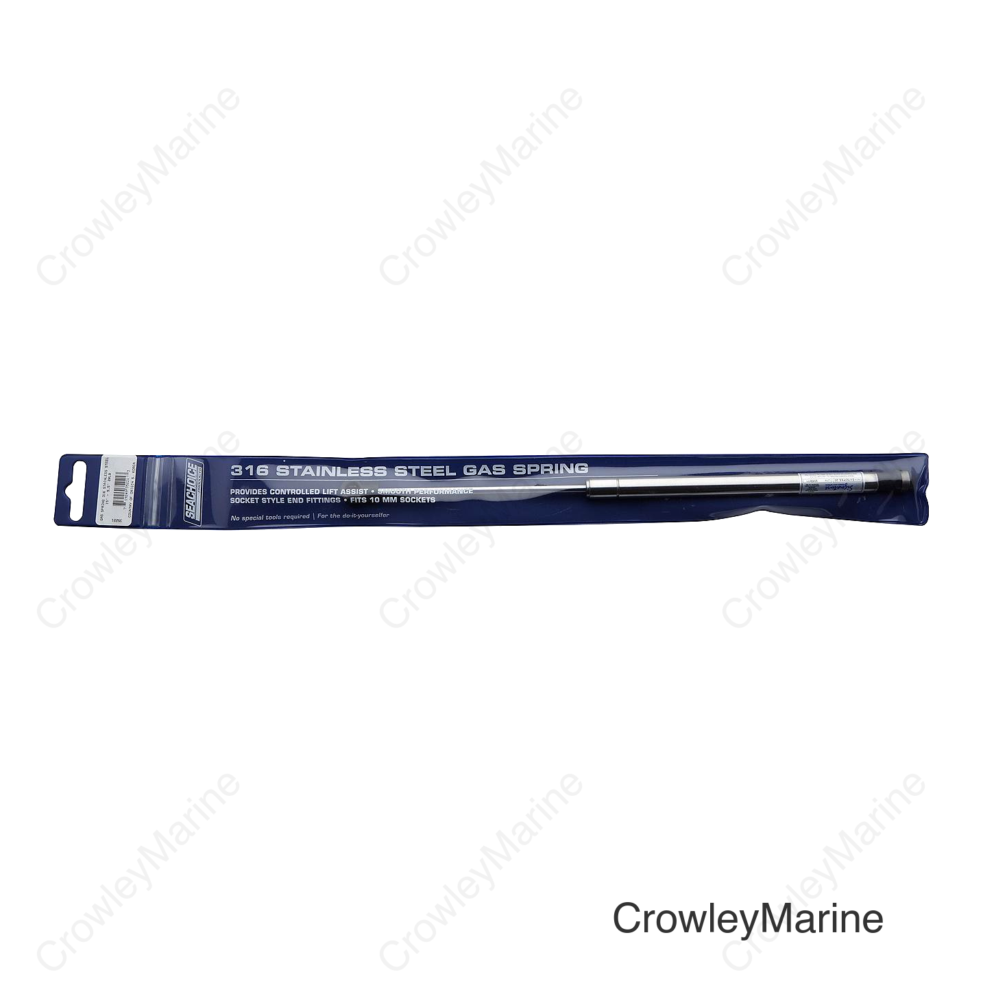 Seachoice Gas Spring, 316 Stainless Steel, 15-19.5 in., 40#