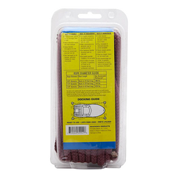 Seachoice Double-Braid Nylon Dock Line w/ Eye Splice, Pre-Shrunk, Heat Stabilized, 3/8 In. X 20 Ft., Burgundy thumbnail-1