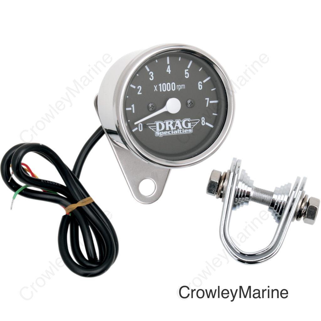 TACH 2.4" BLK LED LITE