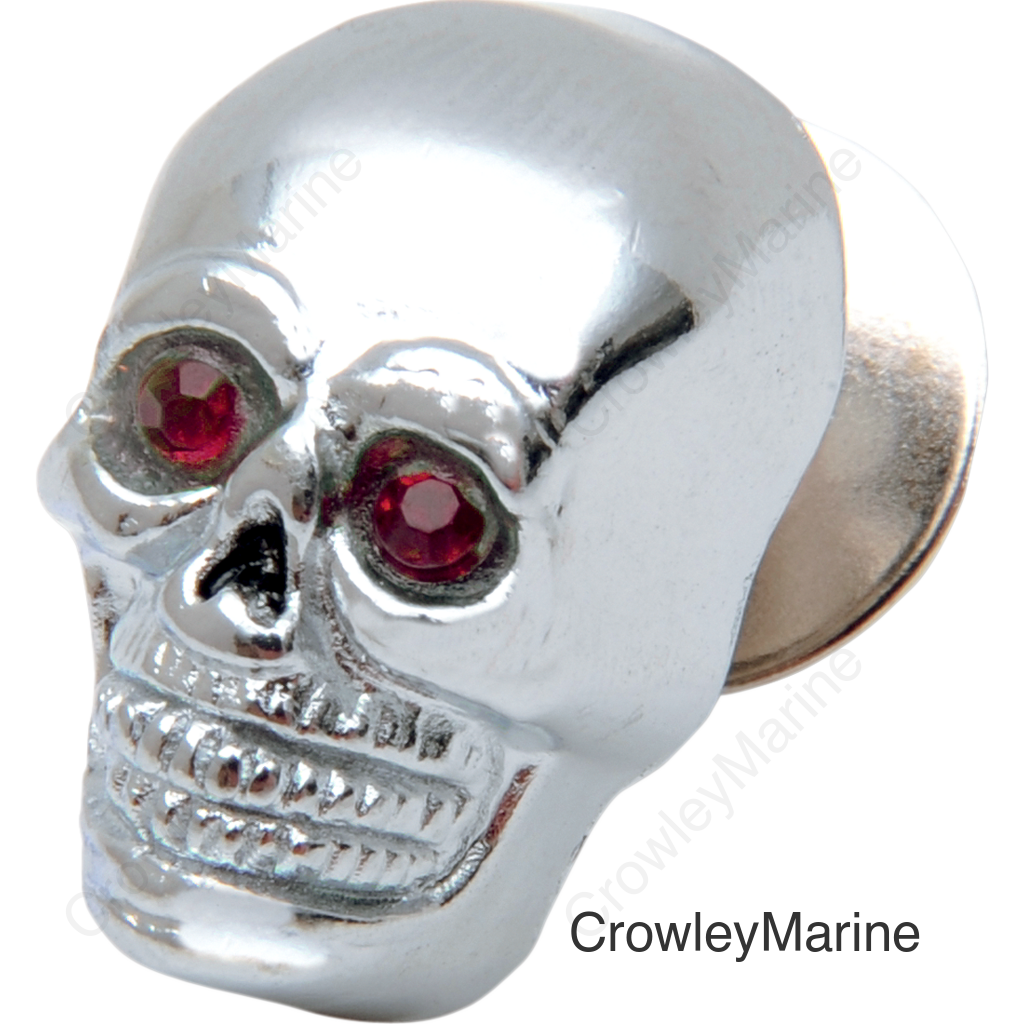 SM CHR SKULL W/RED EYE