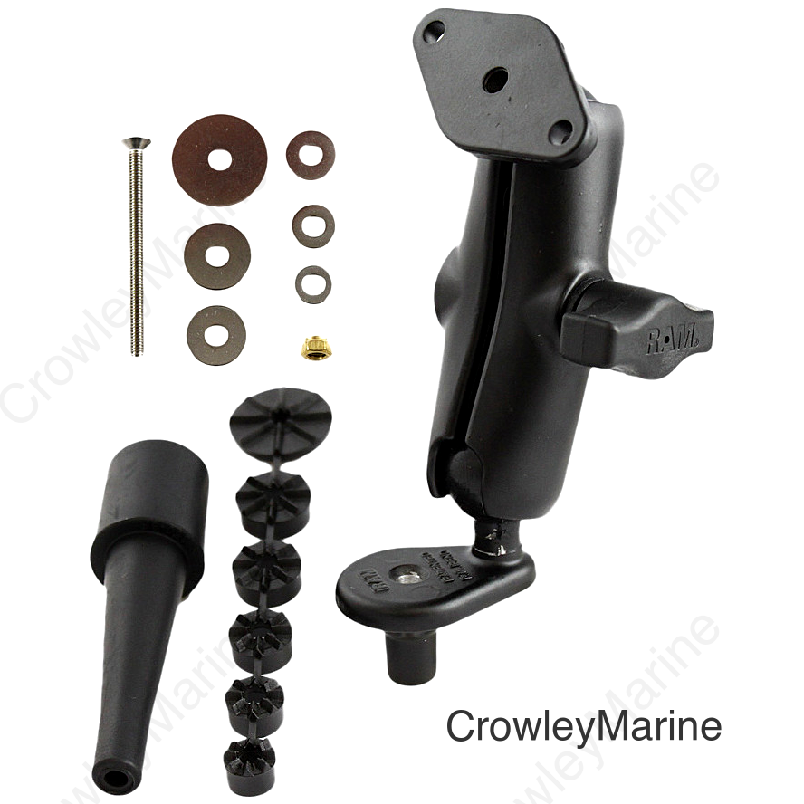 FORK STEM DOUBLE SOCKET ARM W/DIAMOND BASE ADAPTER
