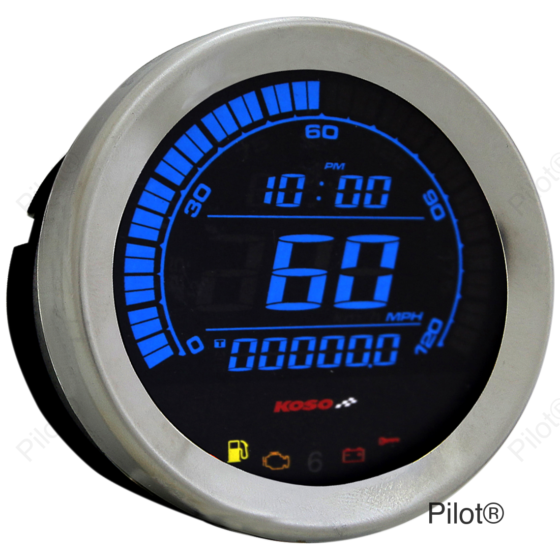 4" Speedometer - Chrome