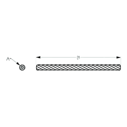 RUDDER CABLE 15' (X2) thumbnail-1
