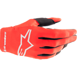 Youth Radar Gloves - Mars Red/Silver - Medium thumbnail-0