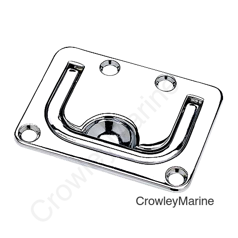 Seachoice Flush Lifting Handle Chrome Plated Zinc