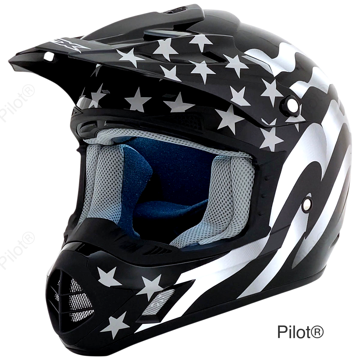 FX-17 Helmet - Flag - Stealth - 2XL