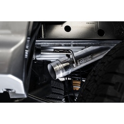 AWE Tuning 2019+ Ford Ranger 0FG Performance Exhaust System w/Diamond Black Tips & Rock Guard thumbnail-1