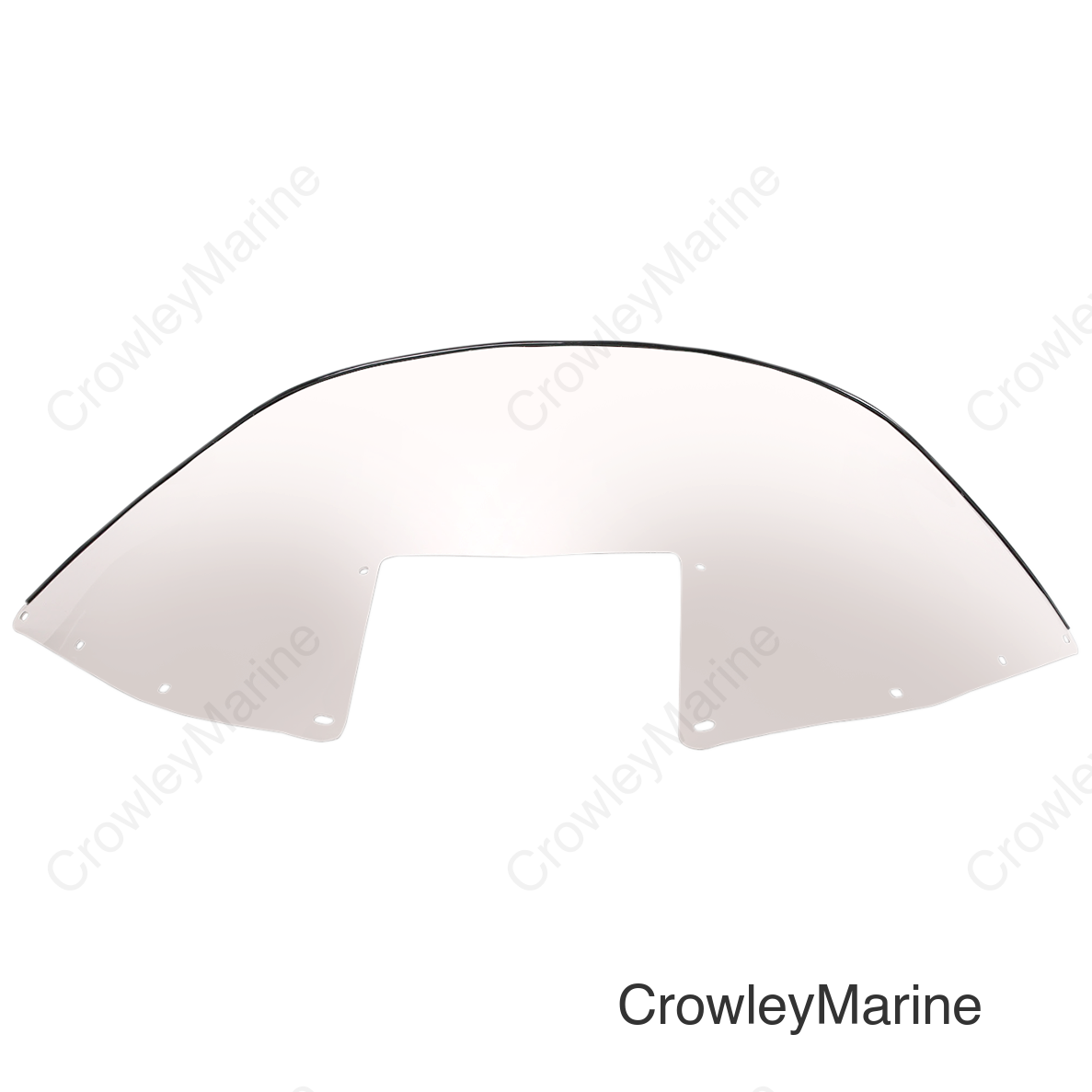 Windshield - 10-1/2" - Smoke - Arctic Cat