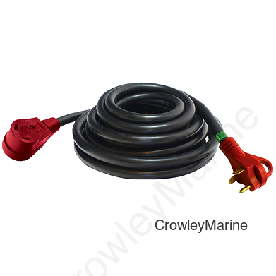 30A EXTENSION CORD W/HDL, 25', RED, BOXED (RV0000599)