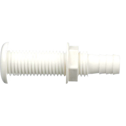 Seachoice Polypropylene Extra Long Thru-Hull Connector for 3/4 in. ID Hose, White Finish thumbnail-4