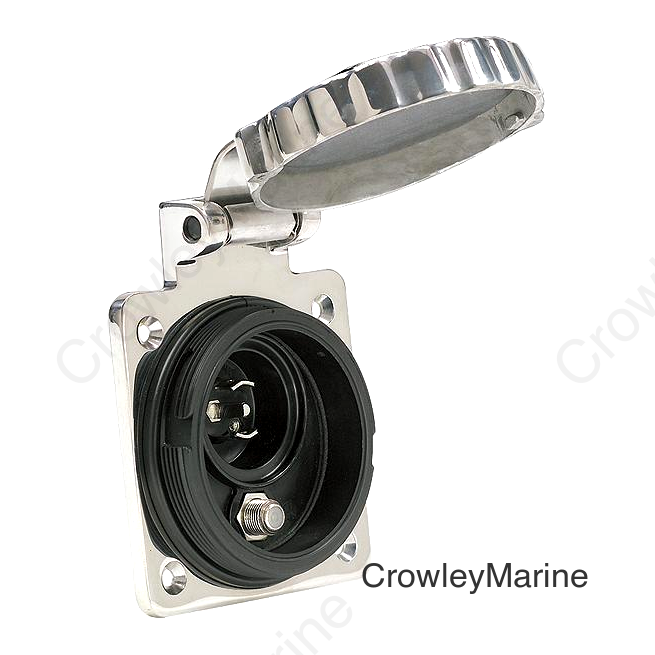 Marinco PH6592TV-SS Stainless Steel Phone and Cable TV Inlet