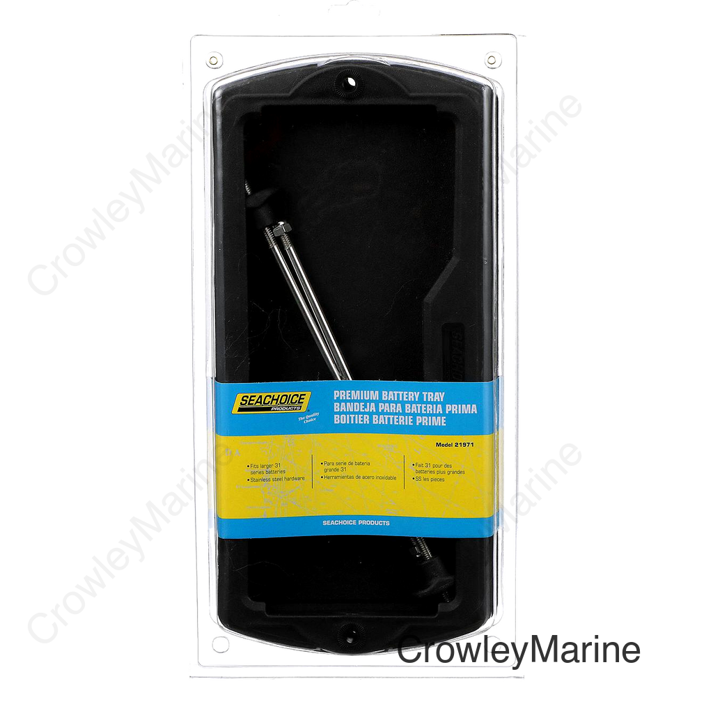 Seachoice Premium Durable Battery Tray, Fits Group 31 Batteries