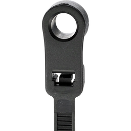 Seachoice Cable Ties, 8 In. Long, Mounting Design, 50 Lbs. Max Load, UV Black, Pack of 100 thumbnail-1