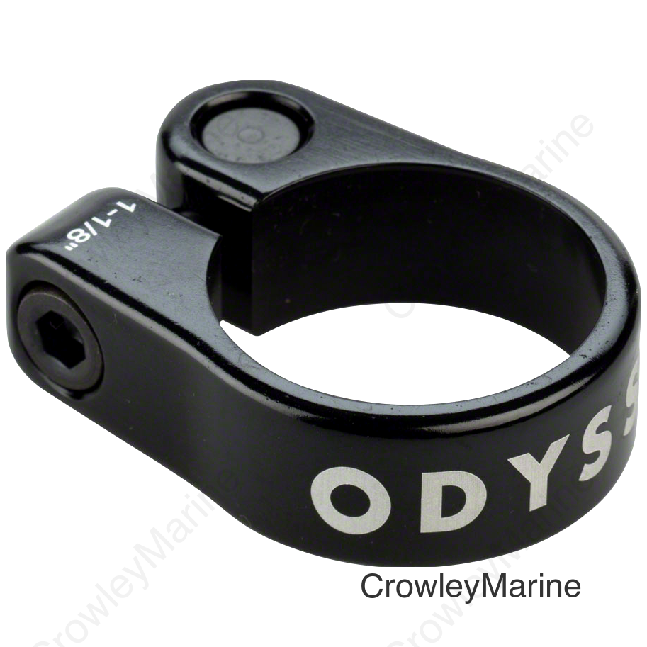 Odyssey Slim Seat Post Clamp 1-1/8 Black