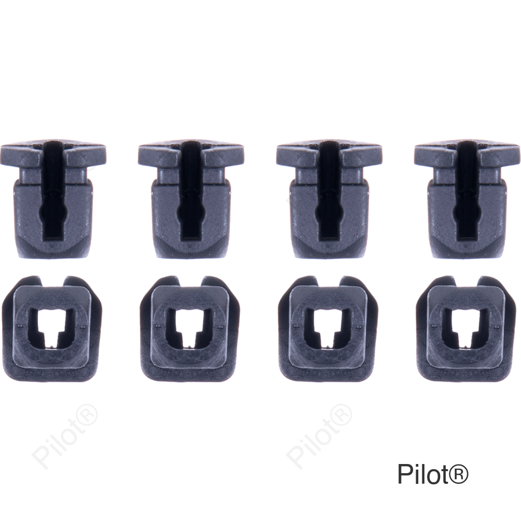 Supertech R10 Spoiler Connector Set - Black