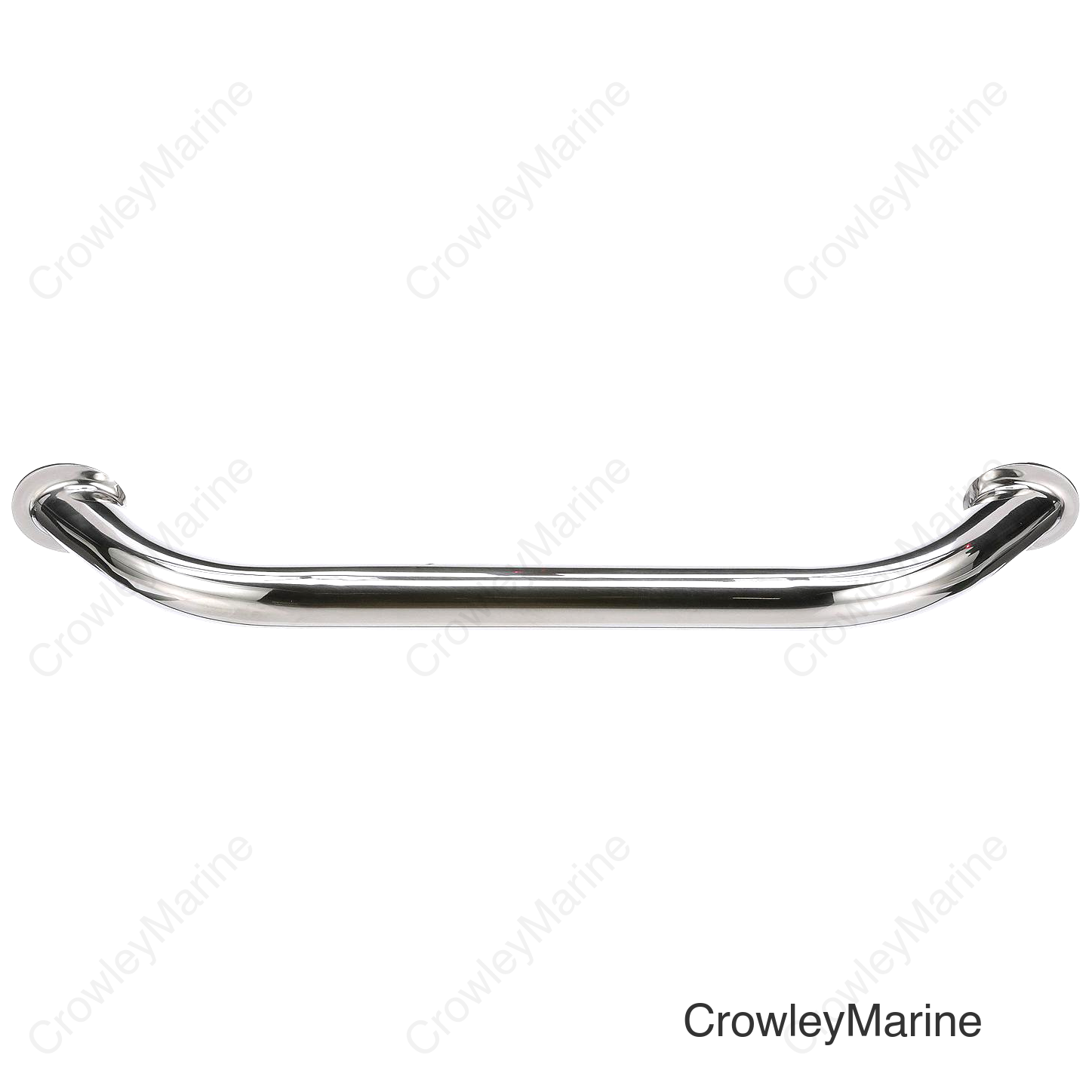 Seachoice Hand Rail, 12 in. Long, 304 Stainless Steel, Accepts 1/4-20 Bolts