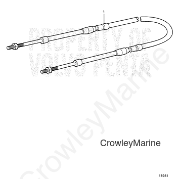 Control Cable(V2) - Volvo Penta (21407258)