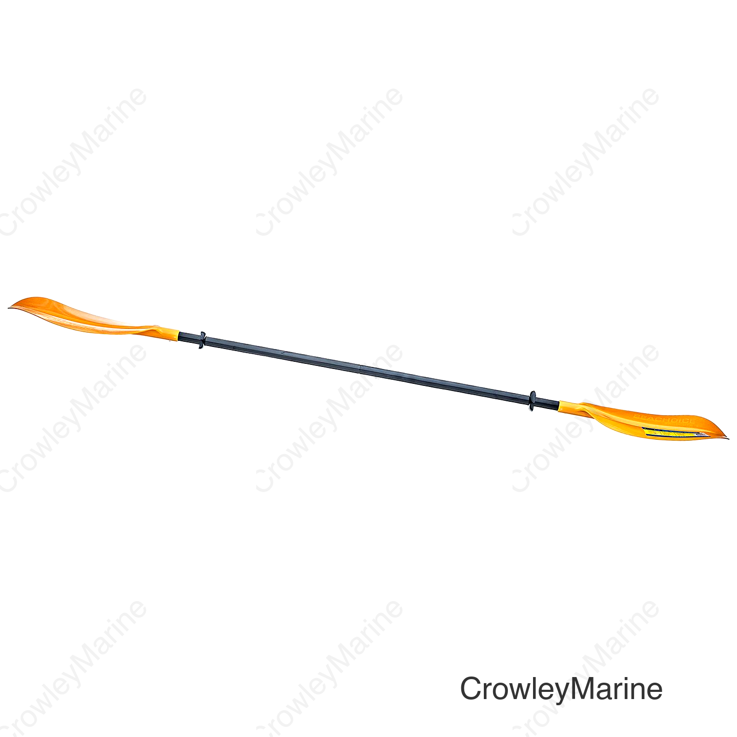 Seachoice 7 Ft. Straight-Blade Kayak Paddle, 2-Piece 1-1/8 in. Dia. Anodized Aluminum Shaft, 19-3/8 in. X 7-3/4 in. Blades