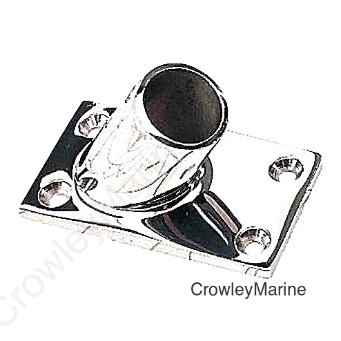 Sea-Dog 2816001 60° Rectangular Base, 7/8" SS