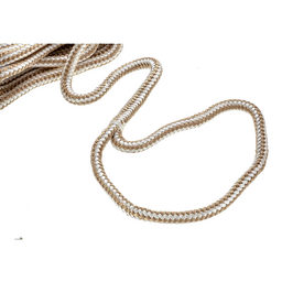 Seachoice Double-Braid Nylon Dock Line w/ Eye Splice, Pre-Shrunk, Heat Stabilized, 5/8 In. X 25 Ft., Gold White thumbnail-1