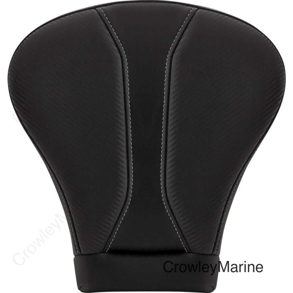 Dominator Pillion Pad - Extended Reach/Touring - Black w/ Gray Stitching - FLH/FLT '08-'22