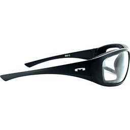 Mountain Shades Roadhenge Safety Glasses - Matte Black Clear Lens