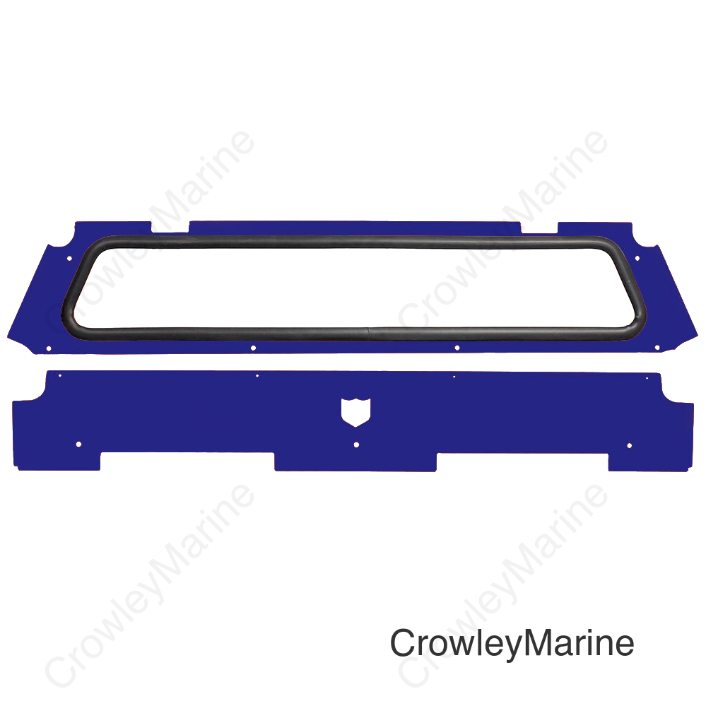 REAR WINDSHIELD POLARIS BLUE