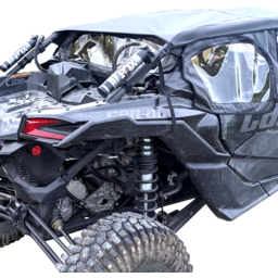 Soft Upper Doors - Black - Can-Am - Maverick X3 Max thumbnail-2
