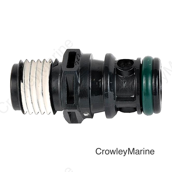 Attwood 8838TM6 Universal Sprayless Connector - Male Tank Fitting w/Pre-applied Thread Sealant