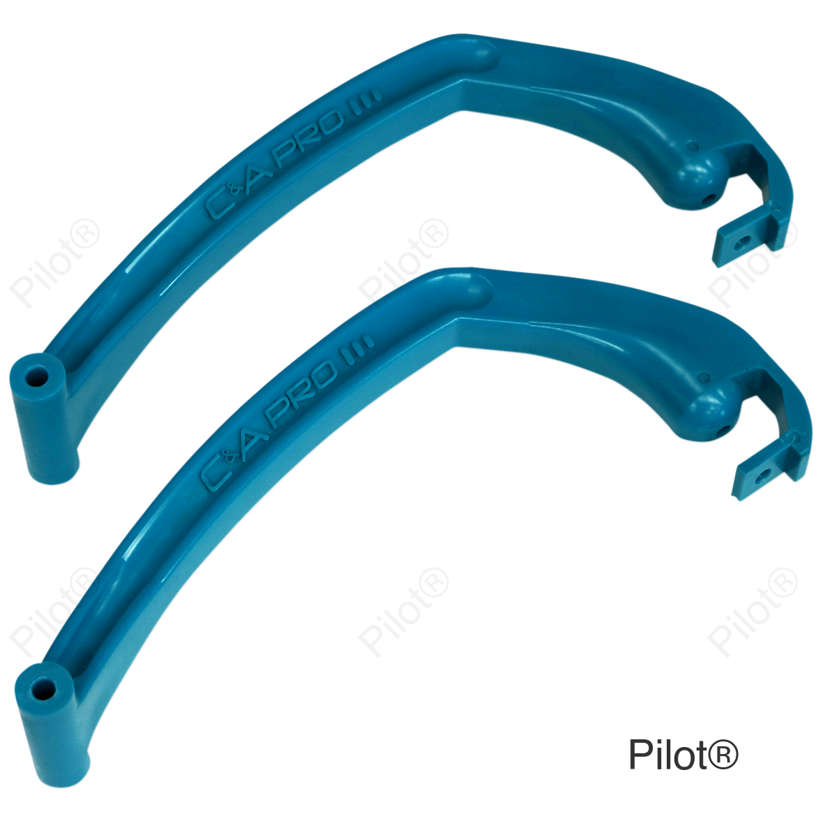 Replacement Ski Handles - Teal - Pair