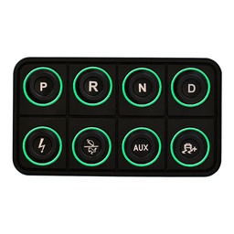 AEM EV 8 Button Keypad CAN Based Programmable Backlighting thumbnail-2