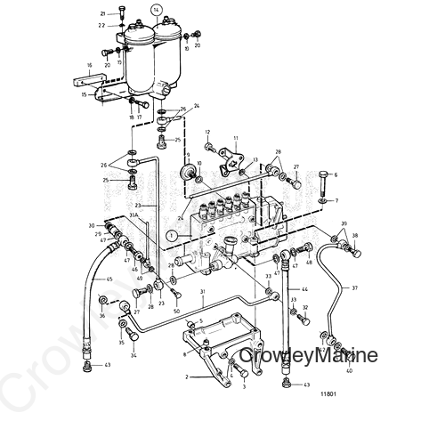 Bracket(V2) - Volvo Penta (845319)