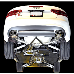 AWE Tuning Audi B8 / B8.5 S5 Cabrio Touring Edition Exhaust - Resonated - Chrome Silver Tips thumbnail-1