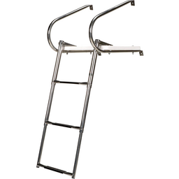 Seachoice Universal Swim Platform w/ Top-Mount Telescoping Ladder, 3 Step Ladder, Inboard/Outboard thumbnail-9