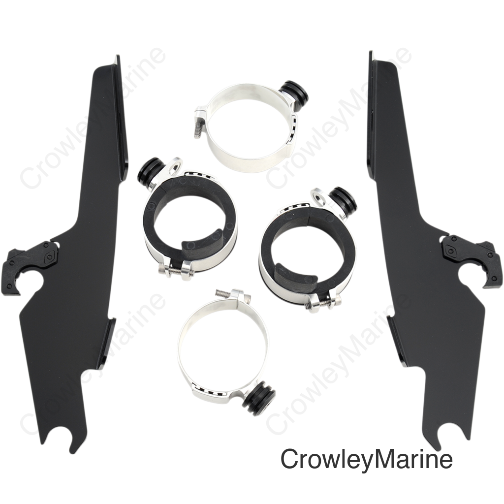 Batwing Trigger Lock Mounting Kit - V Star - Black