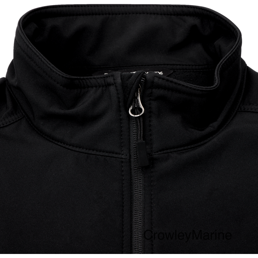JACKET SOFTSHELL PU/DS BK 3X