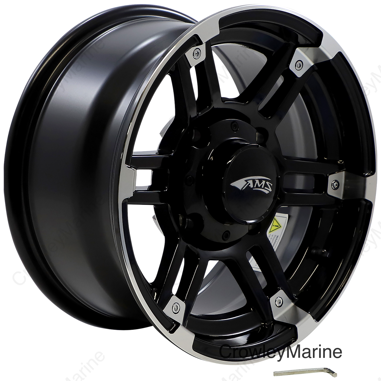 Wheel - Roll'n 104 - Front/Rear - Machined Black - 14x7 - 4/137 - 5+2
