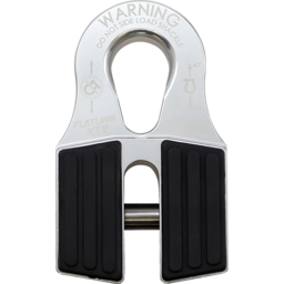 FlatLink XTV Winch Shackle Mount - Silver
