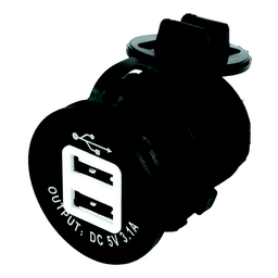 SeaDog 4265151 Double USB 12V - 24V Input Power Socket thumbnail-0