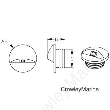 LED ALCOR COURTESY LIGHT-WHITE