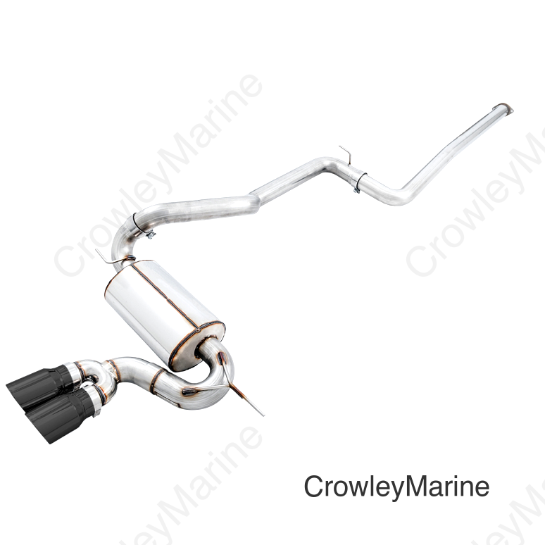 AWE Tuning Ford Focus ST Touring Edition Cat-back Exhaust - Non-Resonated - Diamond Black Tips