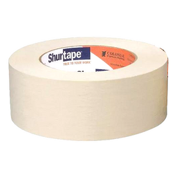 Shurtape 101534 Colonial® Premium Grade, High Adhesion Masking Tape, 2" x 180', Natural